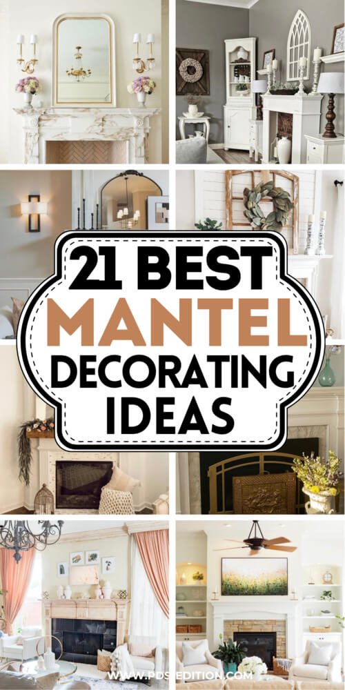 21 Top Mantel Decorating Ideas for a Bright Summer