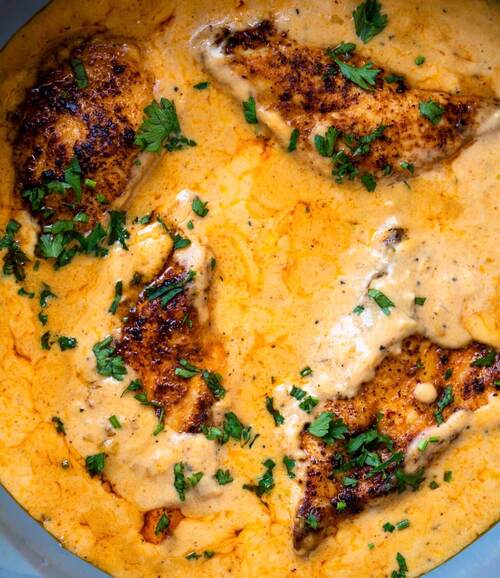 cajun smothered chicken recipe ideas with spiced cream sauce