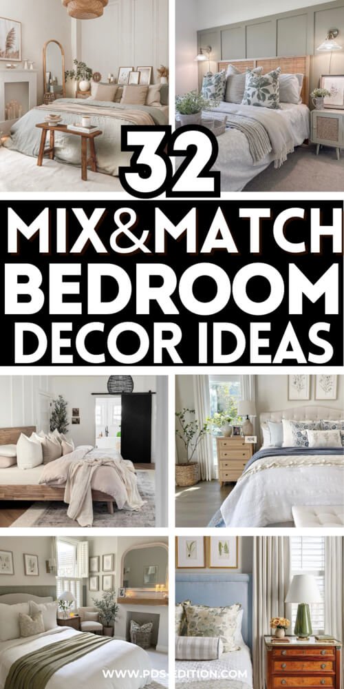 mix and match bedroom ideas