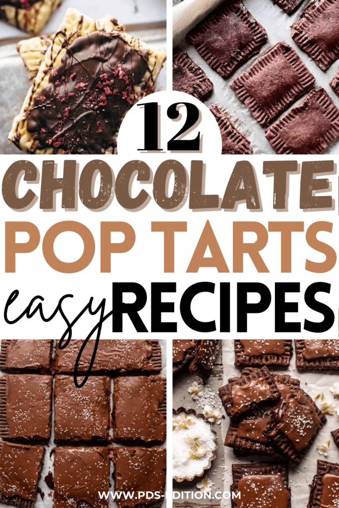 chocolate pop tarts recipe pin