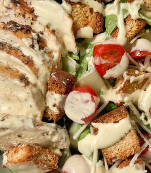 gluten free Caesar chicken salad recipe 