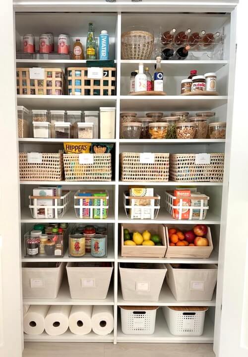 Kitchen Decor and Organization Ideas for a small pantry