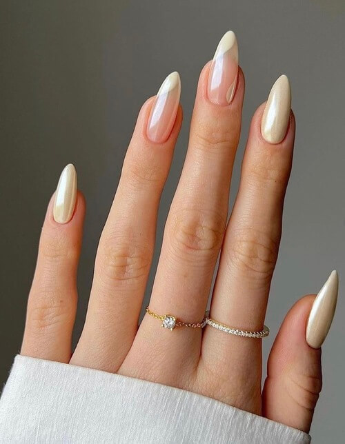 Ivory French tips